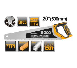Ножовка по дереву INGCO 500 мм HHAS28500 