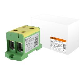 Силовая вводная клемма TDM КВС 4 ввода, 16-95 кв.мм., желтая/зеленая SQ0833-0106 