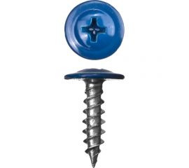 Саморез крепежная техника прессшайба, синий, 4,2x16 ral 5005, острый, 50 шт. 10736 