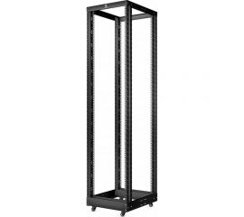 Открытая двухрамная усиленная стойка Cabeus 19"", 37U, цвет черный RA-37U-1000-BK 