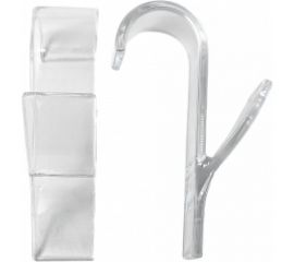 Комплект крючков для полотенцесушителя PRIMANOVA 2 шт. прозрачный, d=20мм M-B24-16 