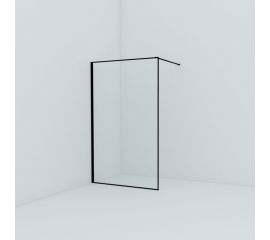 Душевая перегородка IDDIS Slide Walk In, черная, 120x195 см SLI8BS2i23 