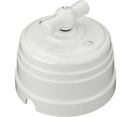 Выключатель МЕЗОНИНЪ пластиковый проходной 2 положения, цвет - белый GE30404-01 