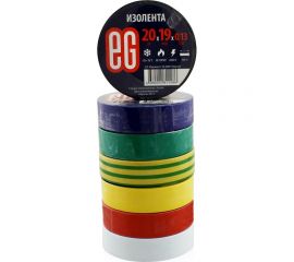 Изолента EG 10/200 ЕГ Изолента 19-20М Микс 