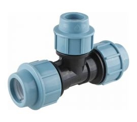 Тройник компрессионный переходной ПНД 32x25x32 мм AV Engineering AVE110322532 