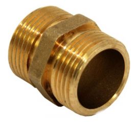 Ниппель LEXLINE 1 1/4 нар/нар., латунь 32 512228 