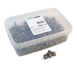 Кровельный саморез Качественный КРЕПЕЖ серый RAL 7004, 5.5х25 мм, 250 шт 1000147 КЧ 