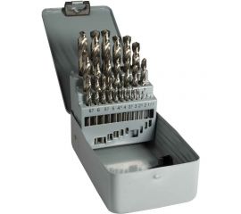 Набор сверл 1-13 мм, 25 шт, Р6М5, А1, металлический футляр ИНСТУЛС 00001518410 