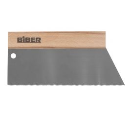 Шпатель для клея Biber 35272 нержавеющая сталь, с деревянной ручкой тов-184679 