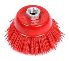 Щетка корщетка из нейлона 125 мм, М14, чашка S.E.B. 509XH-125М14 