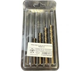 Набор сверл по металлу 5 шт, 2-6 мм, Р6М5К5 Туламаш 166188 