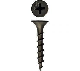 Саморез гипсокартон - дерево Daxmer гкд 3,5x25 500 шт., фосфатированный, усиленный 424606 