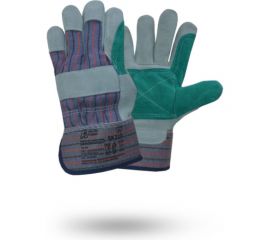 Спилковые комбинированные перчатки Armprotect докер с усилением ладони, р10 SK320 