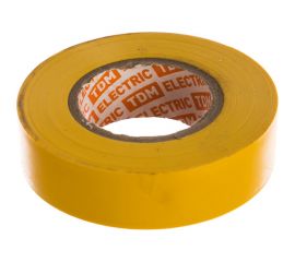 Изолента ПВХ TDM 0.15х19 мм желтая 20 м SQ0526-0002 