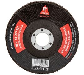 Круг лепестковый торцевой 125x22.2 мм, Р60, КЛТ1 TOOLAS 00002833 