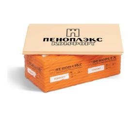 Экструдированный пенополистирол PENOPLEX Комфорт 40x585x1185 мм, упаковка 10 шт. TU0-0001953 