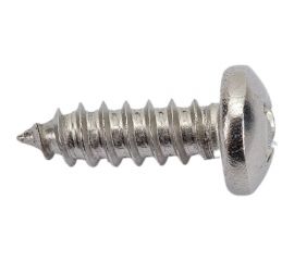 Нержавеющий саморез с полукруглой головкой KREPFIELD 4,2x13 мм, DIN 7981, А2, крестообразный шлиц PH, 50 шт. 7981А2САМОРЕЗ4.2X13-50 