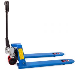 Гидравлическая тележка TOR низкопрофильная г/п 2500 кг 550х1150 мм RHP полиуретан. колеса 1180259 