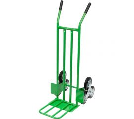 Двухколесная (блок из 3-х колес) ручная тележка СТРОЙМАШ откидная платформа 400x312 мм, грузоподъемность 200 кг 17024 