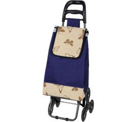 Тележка с сумкой Рыжий кот А204 Бабочки 30 кг колесо комби 3 шт*88 мм 093551 