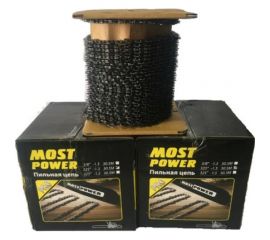 Цепь пильная 0.325"", 1.5 мм, катушка 30.5 м для бензопилы MOST POWER 1504002007 