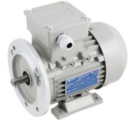 Трехфазный асинхронный электродвигатель INNORED 1.1 кВт, 1400 об/мин, 200х24 мм, на лапах, схема включения звезда/треугольник, 380 В/220 В, IP55 RM90S-4 B35 