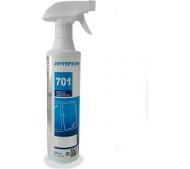 Средство очистки стеклянных и др. гладких поверхностей ИНТЕРХИМ 701 с защитным эффектом, 0.5 л ih70145 