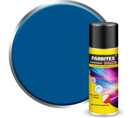 Акриловая эмаль Farbitex аэрозоль, 520 мл, RAL 5005 сигнальный синий 4100008934 