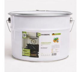 Аквалазурь с пчелиным воском DUSBERG белая, 10 л 35111000 