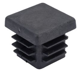 Внутренняя заглушка для трубы Tech-Krep 30x30 мм, черный пластик, 4 шт. пакет 155031 