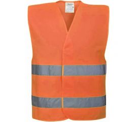 Аварийный сигнальный жилет DolleX, оранжевый со световозвращающими элементами, размер XXL ZS-602XLO 