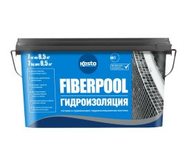 Гидроизоляционная мастика Kesto Fiberpool 7 кг T3723.300. 