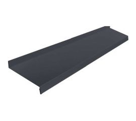 Металлический отлив ПРОФМЕТСТИЛЬ серый, 90х1500 мм 753 