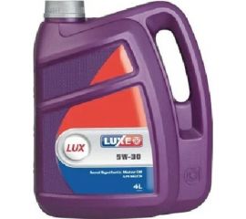 Моторное масло LUXE Люкс 5w30, sj/cf, полусинтетическое, 4 л 102 