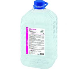 Средство с дезинфицирующим эффектом для удаления сильных загрязнений и неприятного запаха СпецСинтез "3D-Клин" 5л ПЭТ МС7429 