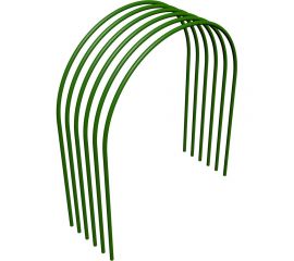 Металлические дуги в ПВХ оболочке Мегапласт 4 м, 6 шт. 1459 