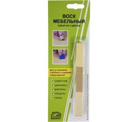 Набор восковых мелков Resmat №1, 3 шт., светло-бежевые оттенки, 12x1х1 см арт. 2708 