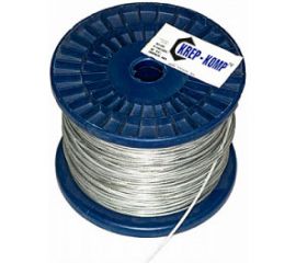 Трос в оплётке ПВХ КРЕП-КОМП 3миллиметр/5миллиметр 250 метров тп35 