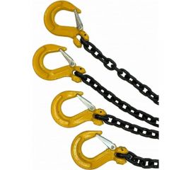 Цепной строп Сталь-91 4СЦ - 11,2т/6м звено ОВ увеличенное и укоротители 4687202314553 