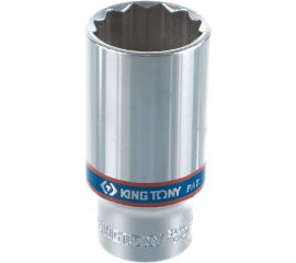 Головка торцевая глубокая двенадцатигранная (24 мм; 3/8) KING TONY 323024M 