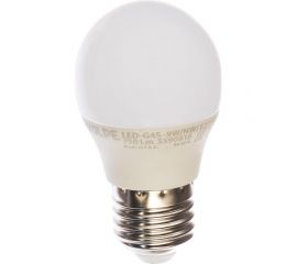 Светодиодная лампа Volpe LED-G45-9W/NW/E27/FR/NR. Форма шар, матовая. UL-00003828 