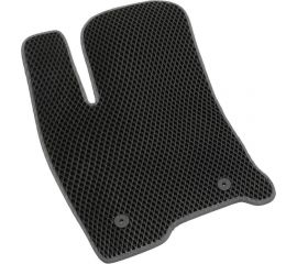 Водительский коврик ViceCar ЕВА для Nissan X-Trail T31 2007 - 2015 1EV32019-темносерый 