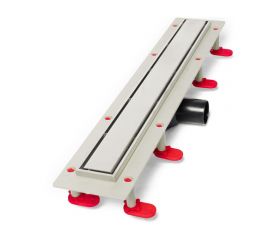 Душевой трап Татполимер ТП-55.1С-1000 с горизонтальным выходом, решетка - щелевая 48793 