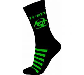 Термоноски Элементаль Ifrit IFRIT-Alert салатовый/черный, р. 42-43/43 ТН-405-42 