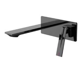 Встраиваемый смеситель для раковины OUTE скрытый монтаж, черный матовый T11221H 