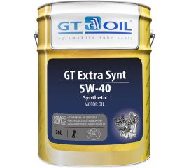 Масло Extra Synt, SAE 5W-40, API SN/CF, 20 л GT OIL 8809059407424 
