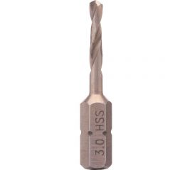 Сверло по металлу 3.0x38/16 мм, HSS-G, 118 градусов, Hex-1/4"" VOELKEL V67130 