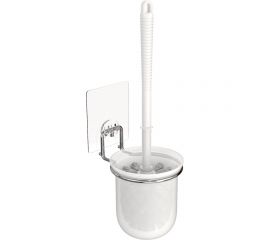 Ершик для унитаза Kleber настенный на силиконовом креплении пластиковый Lite KLE-LT020 