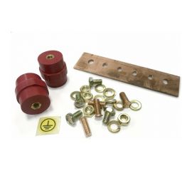 Комплект заземления для шкафов Hyperline шина заземления+винты 397532 