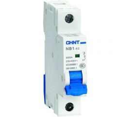Автоматический модульный выключатель CHINT 1п B 2А 6кА NB1-63 (R) 179603 